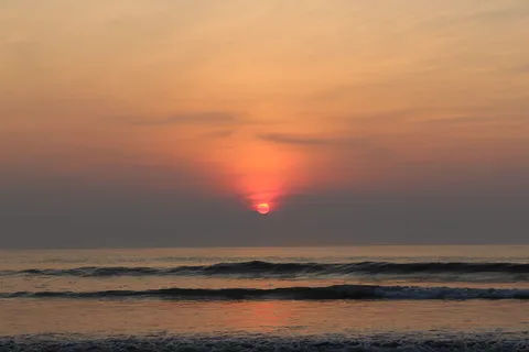 日出,海滩,哇,海洋,波浪,太阳,反射,日落 日出,海滩,哇,海洋,波浪,太阳,反射,日落