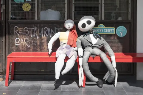 新加坡, jalan kubor, 24-70mm, 店面, 餐厅, 娃娃, 长凳, 酒吧