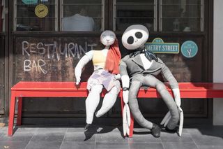 新加坡, jalan kubor, 24-70mm, 店面, 餐厅, 娃娃, 长凳, 酒吧