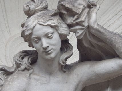 德累斯顿，名胜古迹，建筑，立面，茨温格·德累斯顿，仙女，宁芬·布伦宁，雕塑