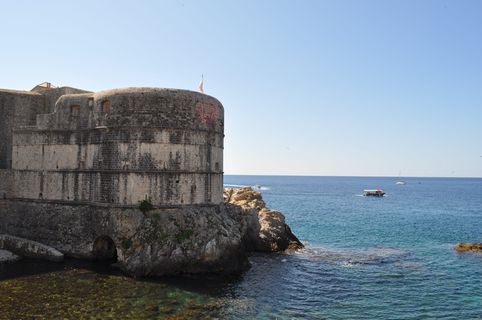 克罗地亚、杜布罗夫尼克、城市、东欧、海、水、天、建筑