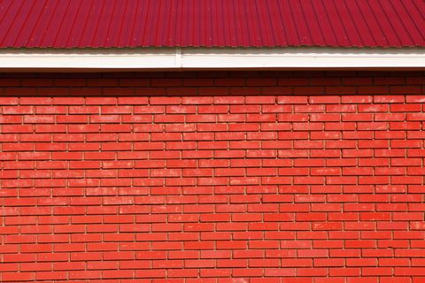 砖、墙、红色、背景、内部、无缝、表面、特写