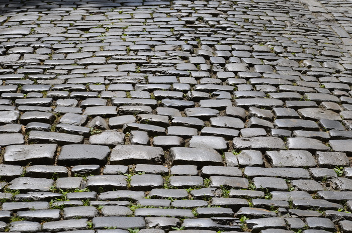 鹅卵石，道路，铺路石，补丁，纹理，小巷，路面，历史中心