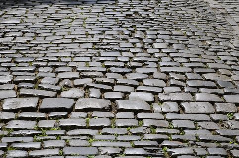 鹅卵石，道路，铺路石，补丁，纹理，小巷，路面，历史中心