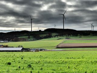 景观，windräder，eifel，风力涡轮机，环境保护，涡轮机，可再生能源，环境