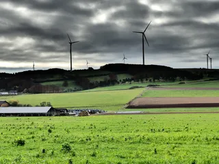 景观，windräder，eifel，风力涡轮机，环境保护，涡轮机，可再生能源，环境