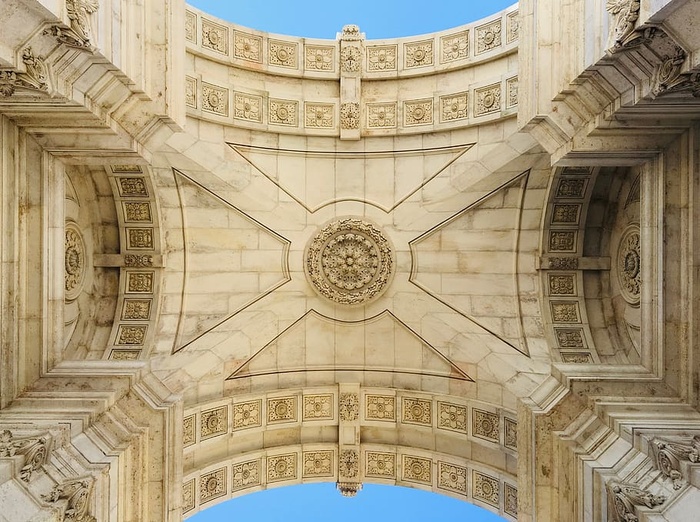 里斯本，希腊，罗马，古代，里斯本，对称，天空，对称