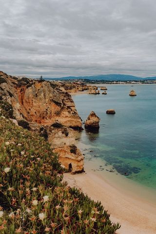 葡萄牙阿尔加维拉各斯的卡米洛海滩（Praia do Camilo）