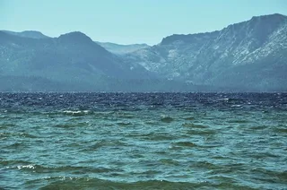 海洋，越过，山脉，白天，身体，水，海洋，波浪