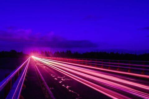 道路、交通、运输、快速、长时间展示、长时间曝光、照明、光迹