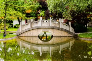 瑞士、苏黎世、苏黎世、苏黎世、中国花园、中国花园、水