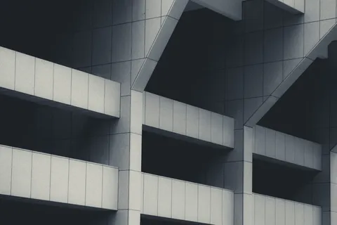 灰色混凝土建筑 灰色混凝土建筑