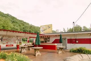 餐厅，红色，自然，百胜，可爱，免下车，餐厅，明尼苏达州