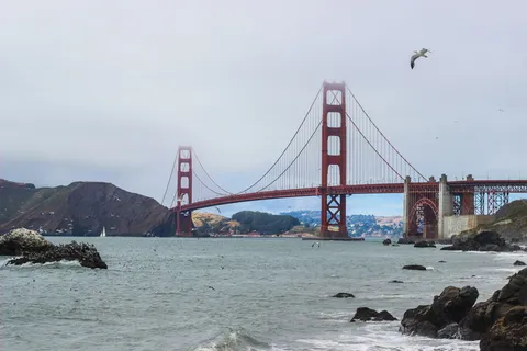 美国, 旧金山, 贝克海滩, 雾, 海鸥, 贝克海滩, 金门大桥, 旧金山 美国, 旧金山, 贝克海滩, 雾, 海鸥, 贝克海滩, 金门大桥, 旧金山