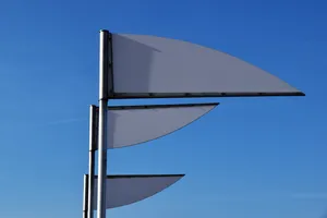 三根灰色金属棒示意图