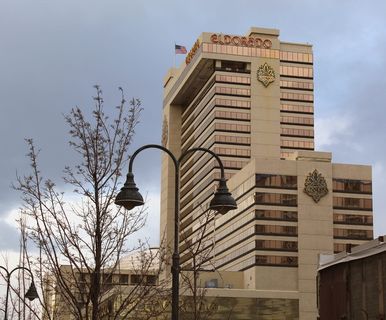 建筑，灯柱，办公楼，城市，市中心，最大的小城市，赌场，城市