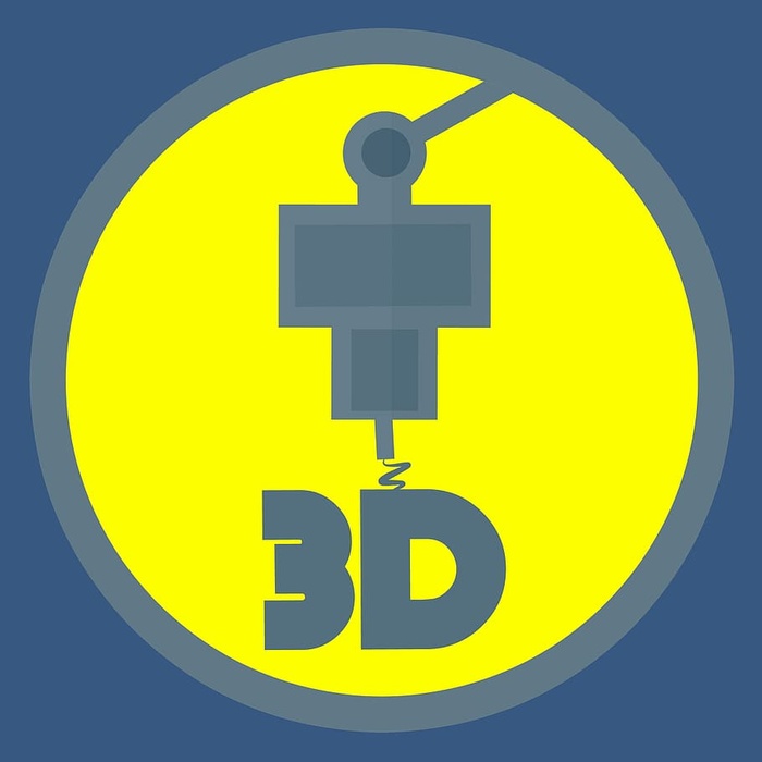 代表3D打印的图标。