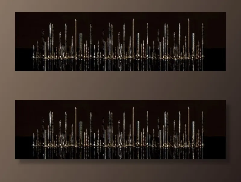 黑暗、全景、背景、照明、螺丝钉、钉子、建筑、垂直