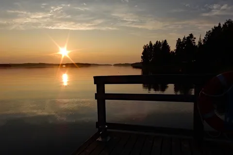 太阳，日落，晚霞，天空，网，心情，阿本斯廷姆昂，湖