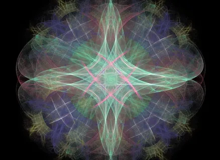 分形、设计、艺术品、装饰、创意、艺术、抽象、美丽