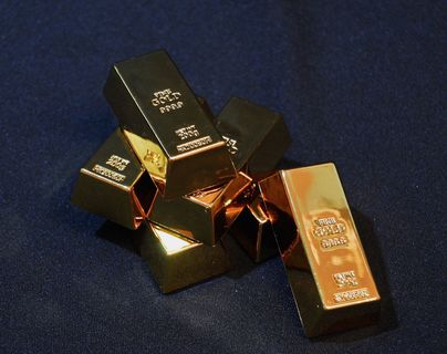 五、金条、黑色、纺织品、黄金、金条、展览、收藏