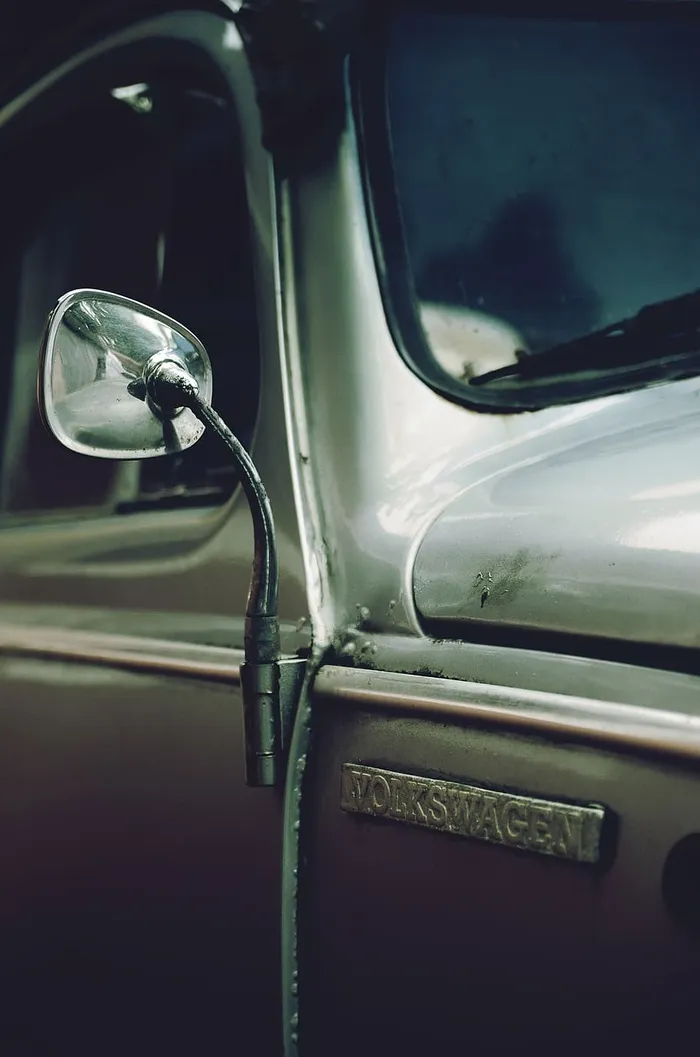 汽车，经典，侧后视镜，汽车，复古，大众，老式，复古风格