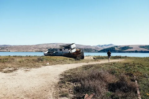 马林县, 船, 海难, 雷耶斯点, 加利福尼亚州, 旧金山, 天空, 自然
