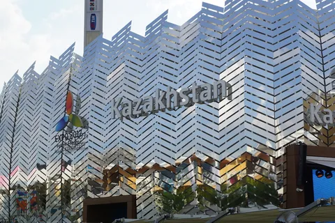 哈萨克斯坦，博览会，建筑，博览会，意大利，家，房子，现代