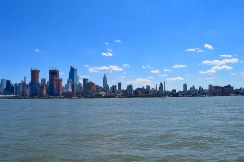 纽约,哈德逊河,天际线,曼哈顿,城市,美国,摩天大楼,水 纽约,哈德逊河,天际线,曼哈顿,城市,美国,摩天大楼,水