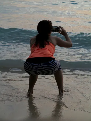 日落，快照，拍照，快照，m，手，摄影师，人