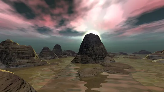 泥潭,泥,水,湖,池塘,岩石,尖峰,粉云 泥潭,泥,水,湖,池塘,岩石,尖峰,粉云