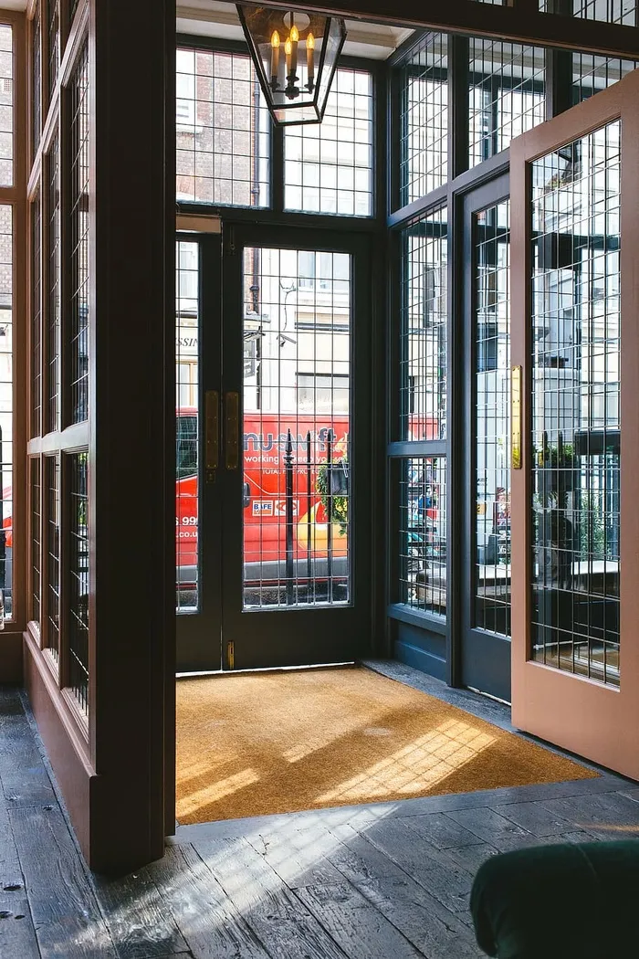 建筑，建筑，天花板，当代，门，入口，玻璃，玻璃门