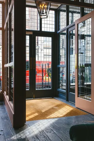 建筑，建筑，天花板，当代，门，入口，玻璃，玻璃门