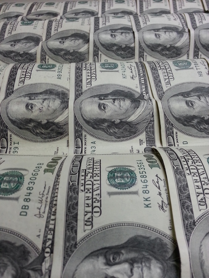100，美元，美元钞票lot，money，dollars，currency，benjamin，franklin