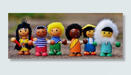 各种人物模型，不同国籍，儿童，人类，全球，世界，人物，木材