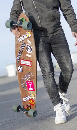 德国，不来梅，巡航，贴纸，滑板，滑板，长板，男孩