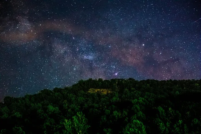 美国，切罗基，银河，天体摄影，山地，佳能，摄影，北卡罗来纳州