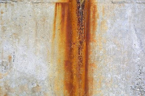 墙、码头墙、锈、码头、海、混凝土、背景、纹理