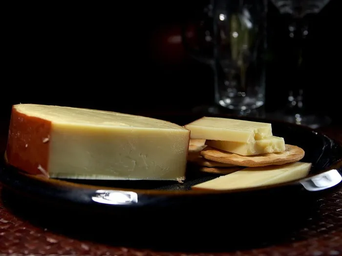 gouda，烟熏，奶酪，奶制品，食品，配料，食用，零食
