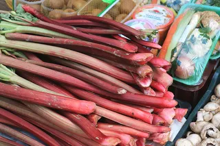 春天，大黄，市场，水果，蔬菜，称为罗斯曼，维生素，新鲜