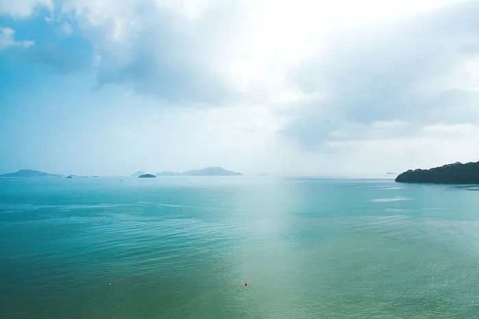 平静的海，身体，水，摄影，白天，海洋，海，地平线