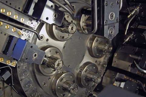 灰色工业机械，泽斯帕农，机械，金属，数控，工业，金属结构，数控机床