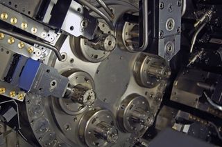 灰色工业机械，泽斯帕农，机械，金属，数控，工业，金属结构，数控机床