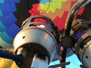 气球，上升，燃烧器，运输方式，运输，白天，飞行器，无人