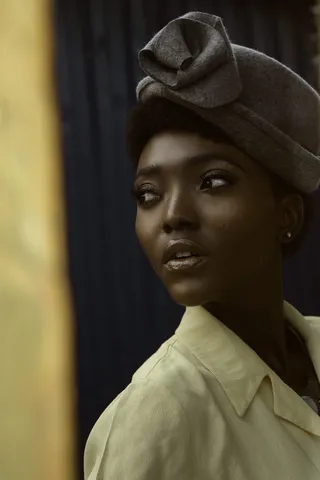 女人肖像照片，女人，女人，肖像，波基，模糊，城市，街道