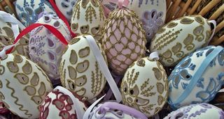 模型，颜色，手工艺品，融合，鸡蛋，复活节，全框架，变体