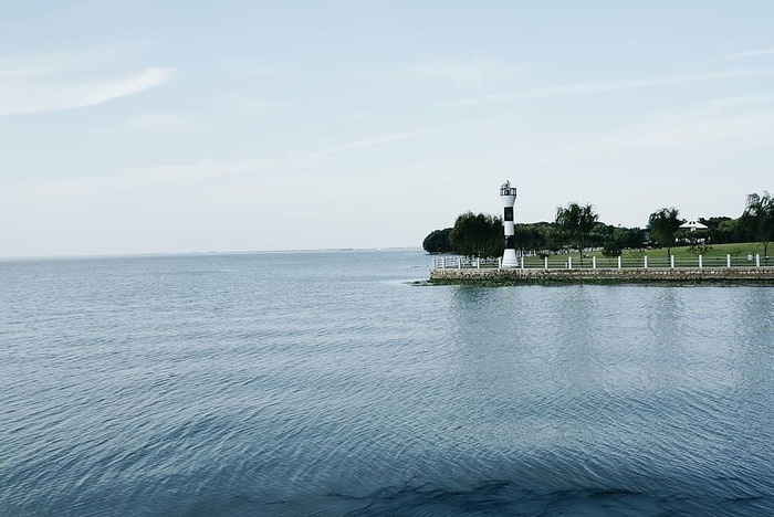 蓝色，海岸，灯塔，海洋，风景，海洋，海景，天空