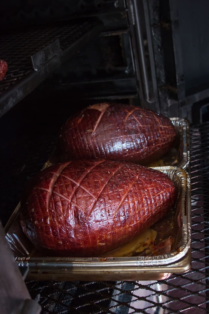 烟民，烹饪，肉类，乡村火腿，火腿，熏肉，火腿，食品