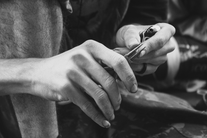 男人，男孩，她，也许，心情，街道，工作，工作