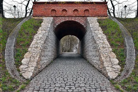 隧道，混凝土，桥梁，白色，天空，风景，照片，白天